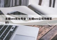 无锡seo优化专业（无锡seo公司找哪家好）